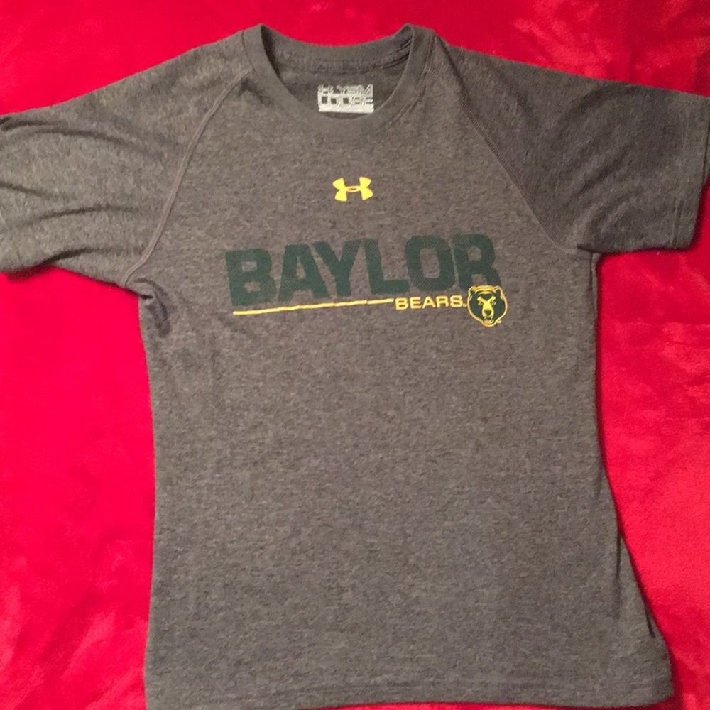 Baylor Bears Boy Dryfit Under Armor workout tee